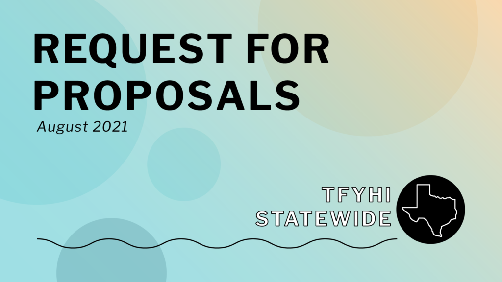 Child welfare request for proposals